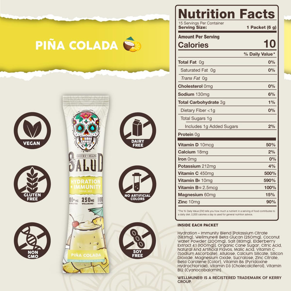 Taste Salud stick packs on-the-go setup for quick hydration anywhere.