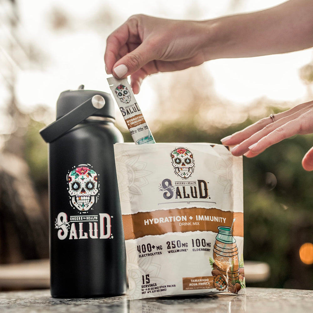 Taste Salud tamarind post-workout hydration for quick recovery.