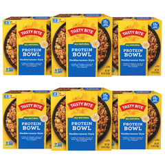 Tasty Bite Mediterranean Protein Bowl served in a bowl for quick meals