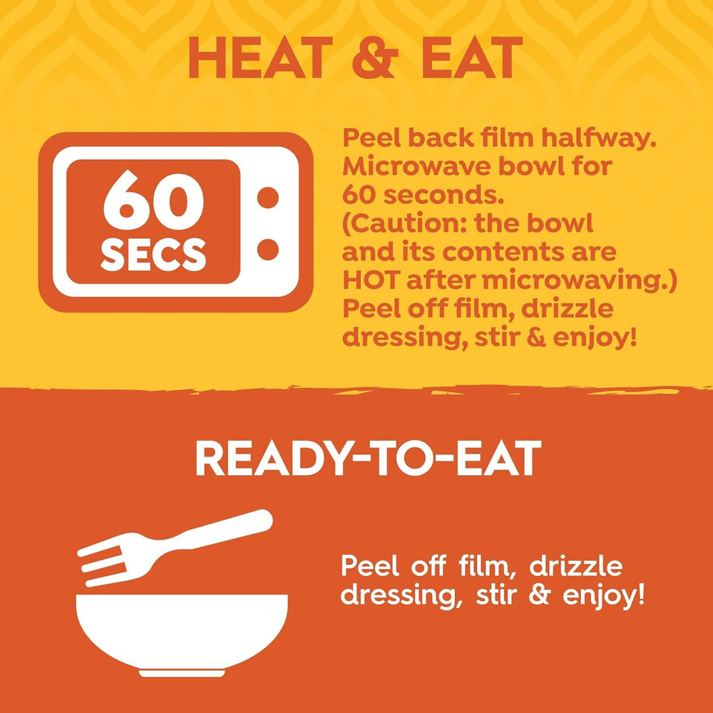 Tasty Bite microwave-ready meal—90 seconds heat and eat for a quick plant-based lunch.