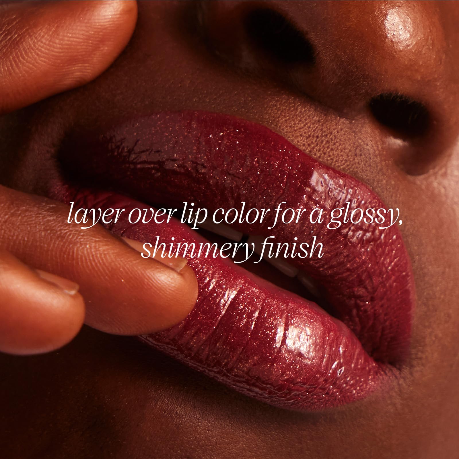 TATCHA Kissu Gold Leaf Lip Mask shimmering finish adds luxe glow