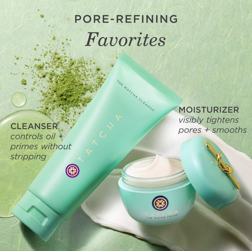 TATCHA Water Cream packaging highlights education initiative helping communities.