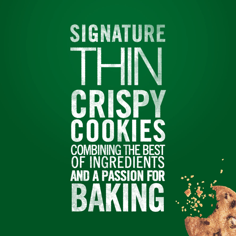Crispy Tate's cookies with distinct edges ideal for trays.