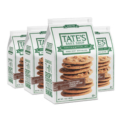 Tate's Bake Shop gluten-free cookies bag front, ideal for grab-and-go snacking