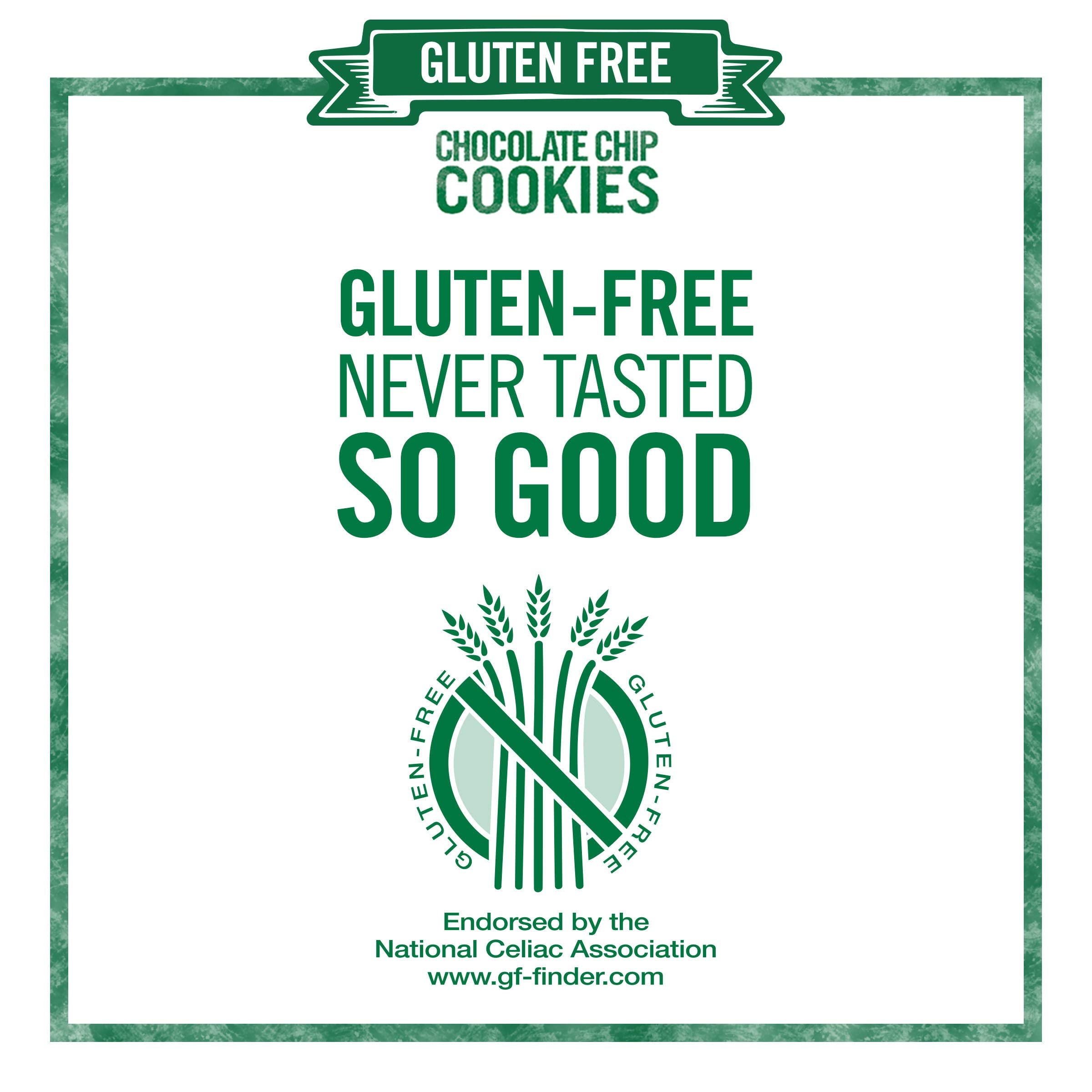 Tate's Bake Shop gluten-free cookies arranged on a serving tray