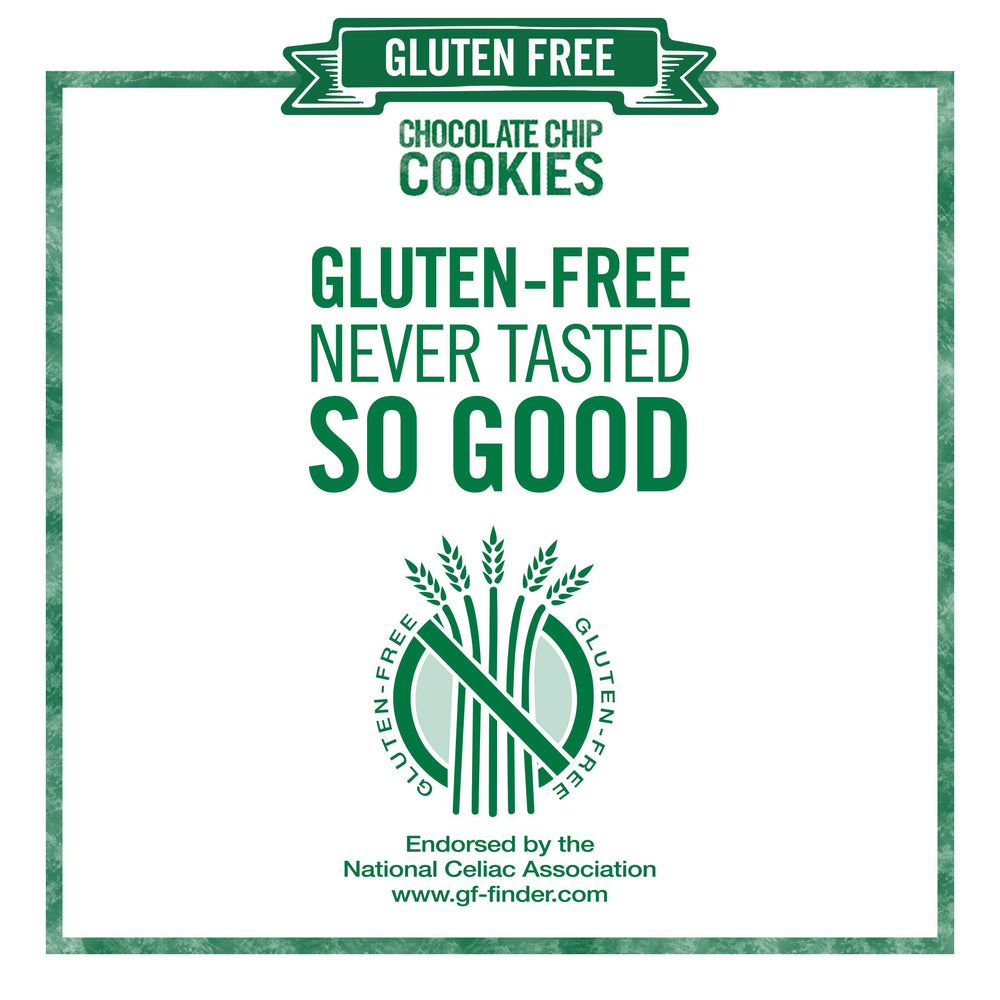Tate's Bake Shop gluten-free cookies arranged on a serving tray