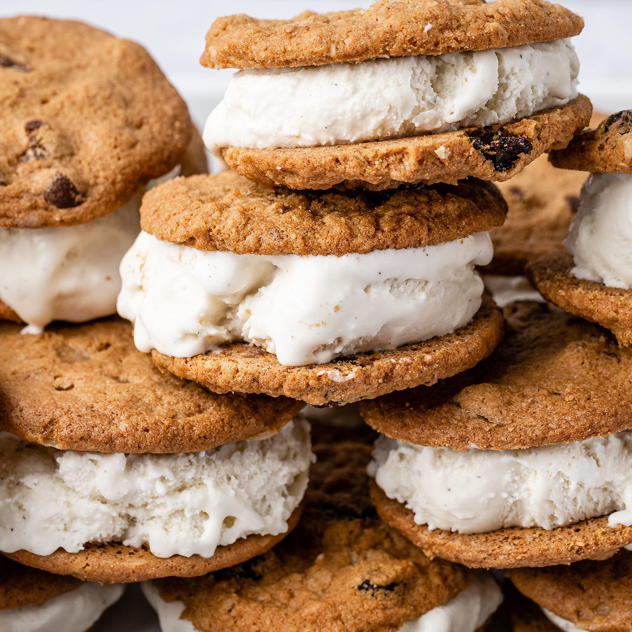 Tate's cookies in resealable bag preserving freshness and crunch.