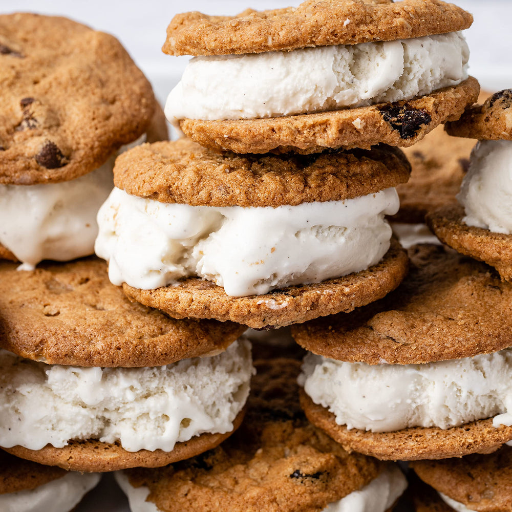 Tate's cookies in resealable bag preserving freshness and crunch.