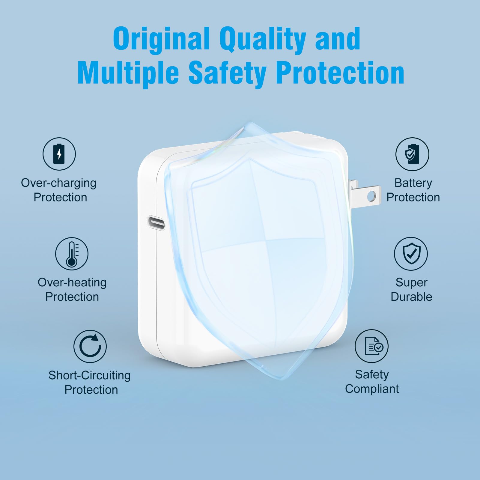Tathink cooling and safety system protecting the laptop during charge.