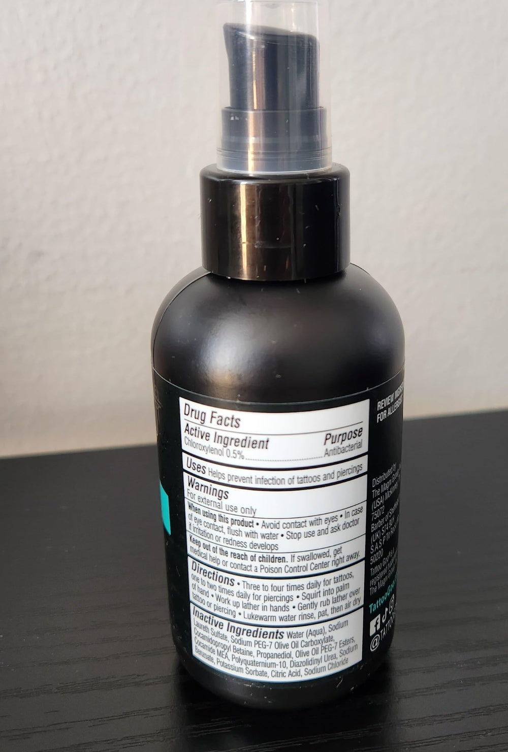 Tattoo Goo aftercare routine image with balm pairing