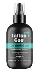 Tattoo Goo cleansing soap bottle for gentle tattoo aftercare