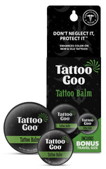 Tattoo Goo Travel Duo packaging ready for on-the-go aftercare.