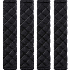 Tatuo extra-long seatbelt pad cushions neck during long drives