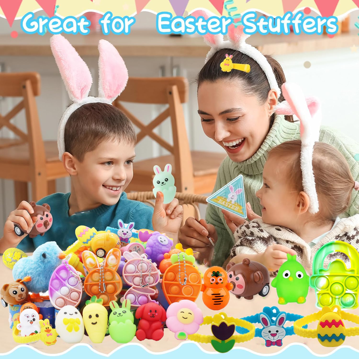 Taulaap durable, safe Easter toys with smooth edges for kids.