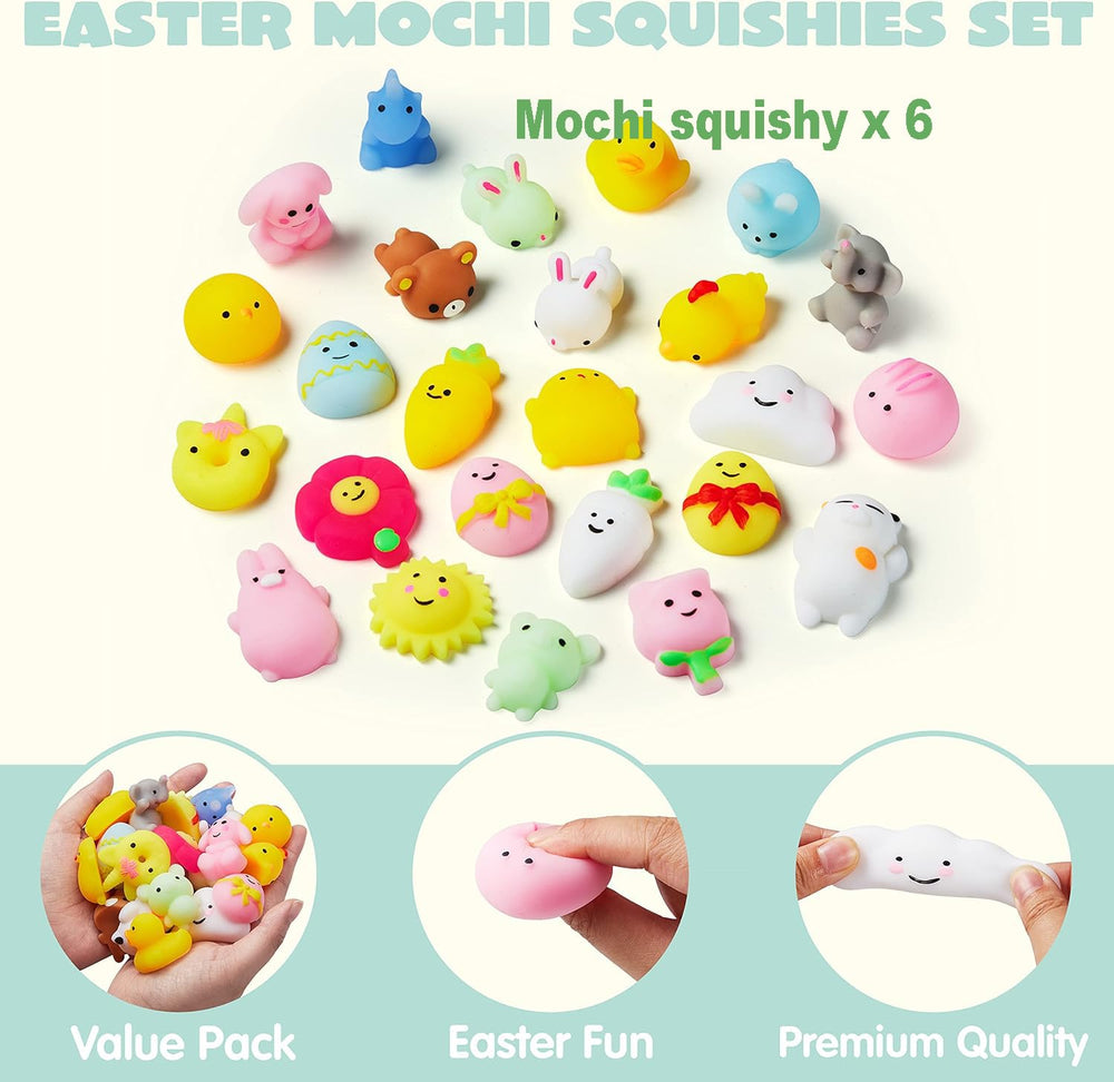 Taulaap kid-friendly party favors: fidget keychains and squishies.