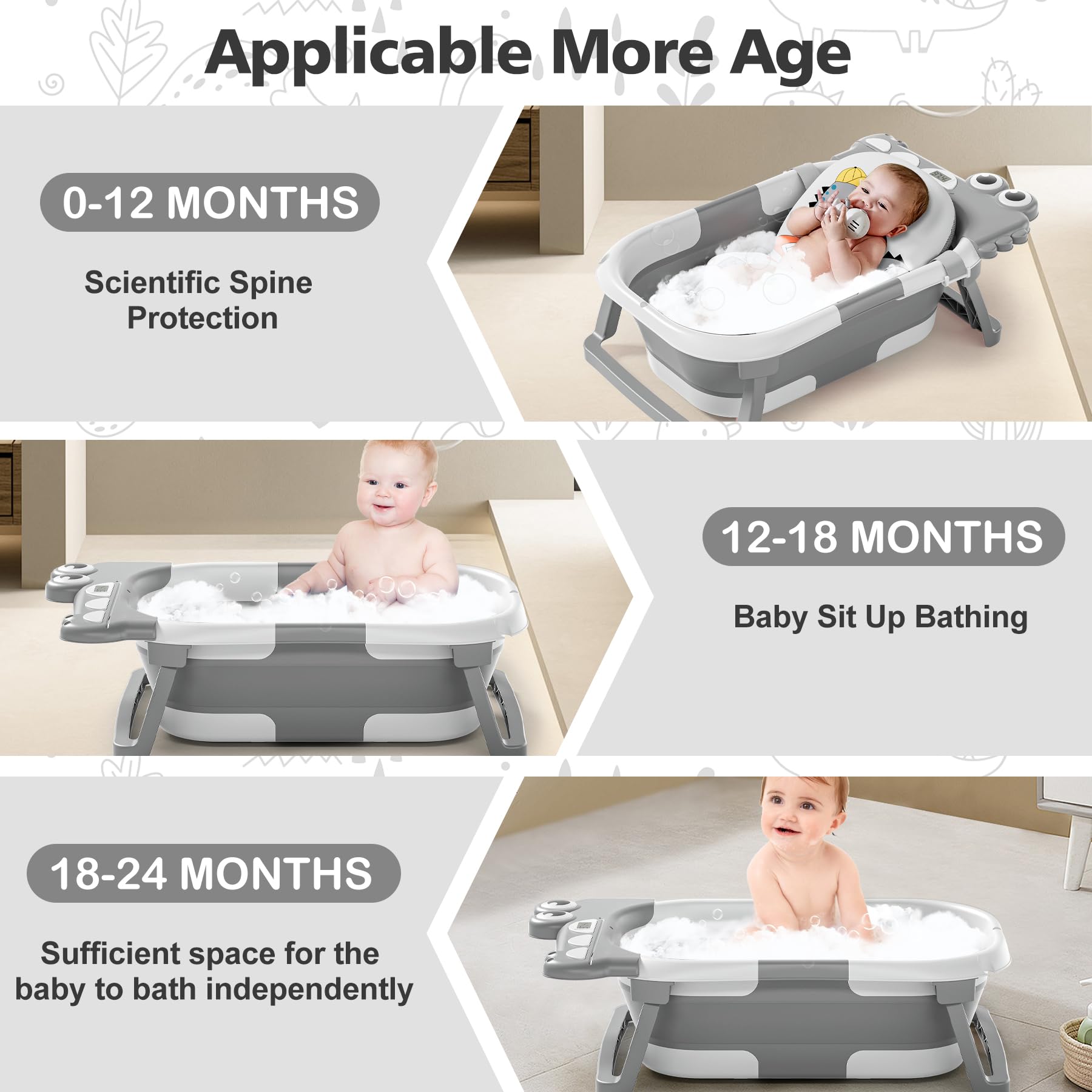 Tavlshero travel-ready baby bath with easy setup during trips and stays.