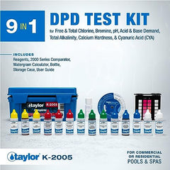 Taylor K-2005 HR kit 9-way layout for quick chemistry checks