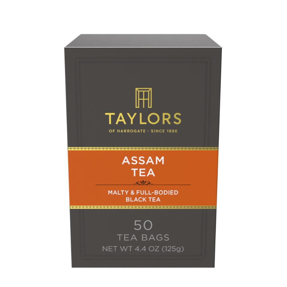 Taylors of Harrogate Assam tea bags pack for easy daily brewing