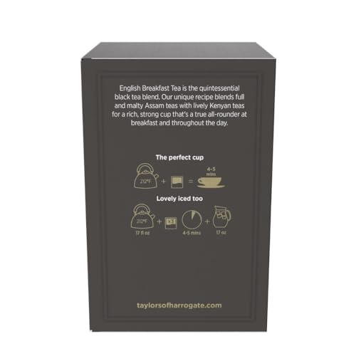 Taylors of Harrogate English Breakfast tea with lemon for a classic, refreshing serve.