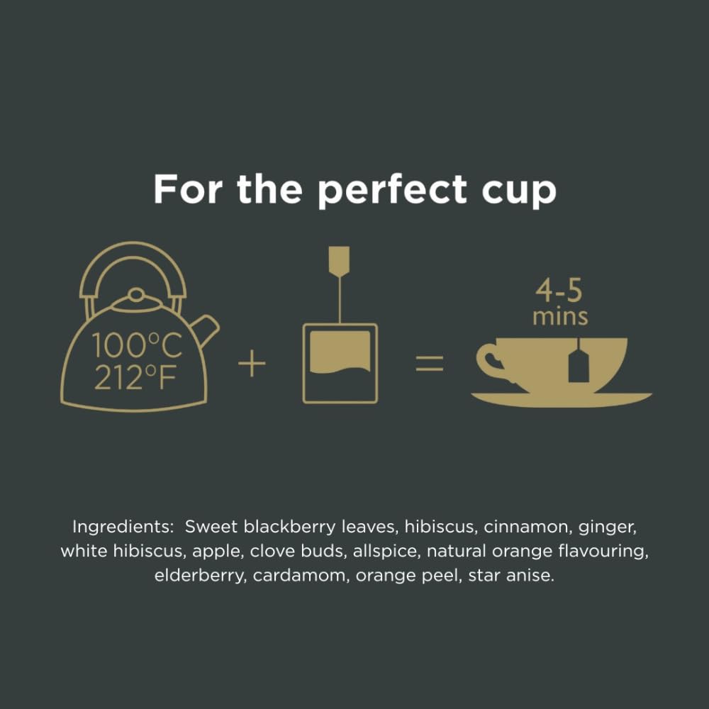 Hero image featuring Taylors of Harrogate Apple and Cinnamon tea