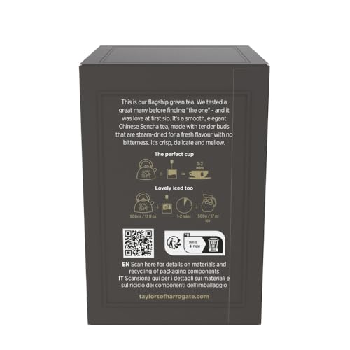 Taylors of Harrogate tea with carbon neutral and sustainability certifications