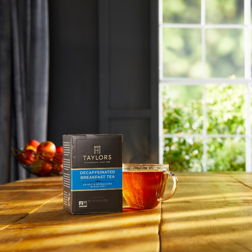 Taylors of Harrogate decaffeinated breakfast origin Kenya Rift Valley aroma