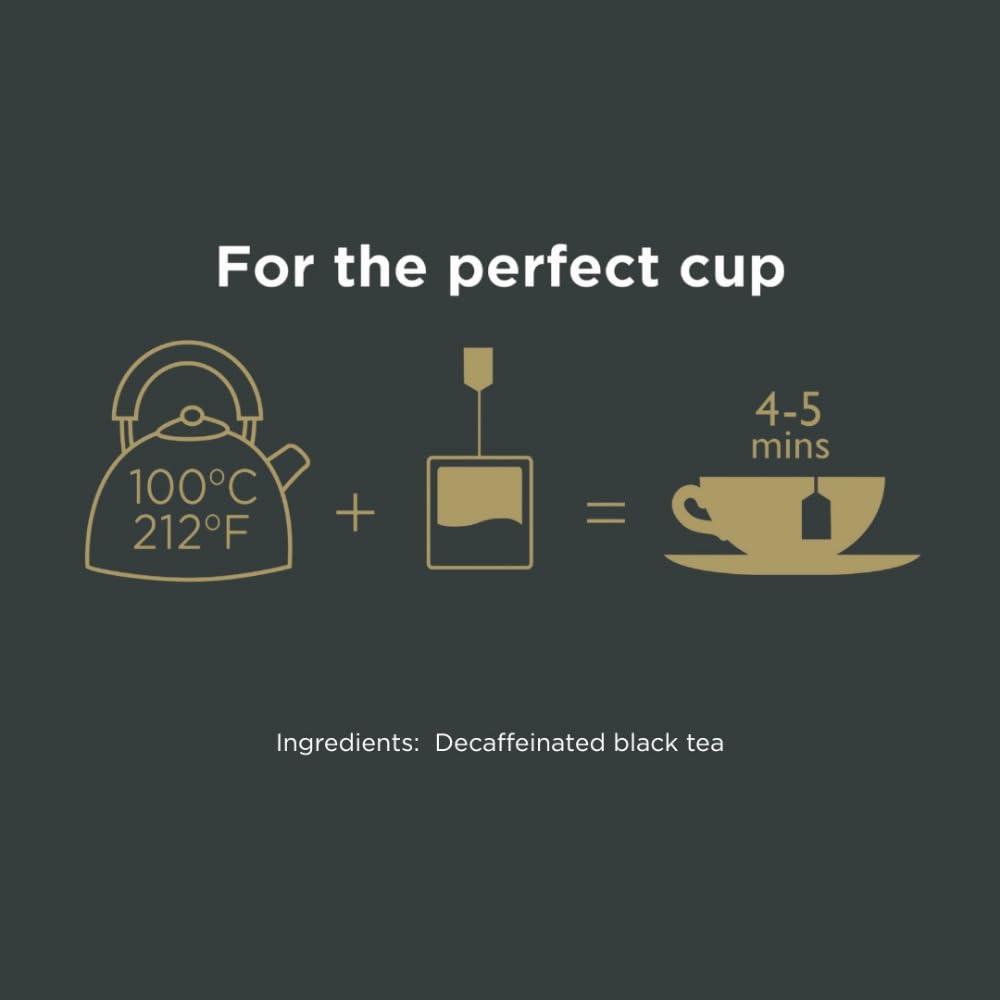 Taylors of Harrogate decaffeinated breakfast tea brew in kettle for a quick cup