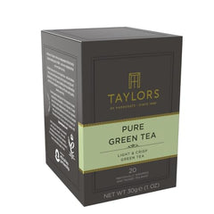 Steeped Taylors of Harrogate Pure Green Tea in a cup ready to enjoy