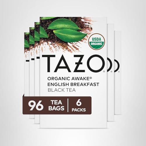 TAZO sixteen-count box packaging emphasizes convenient daily rituals