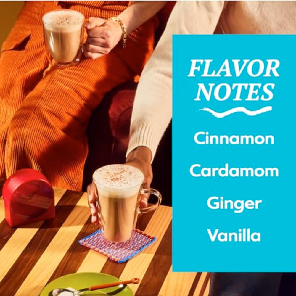 Carton packaging of TAZO Skinny Chai Latte for convenient storage