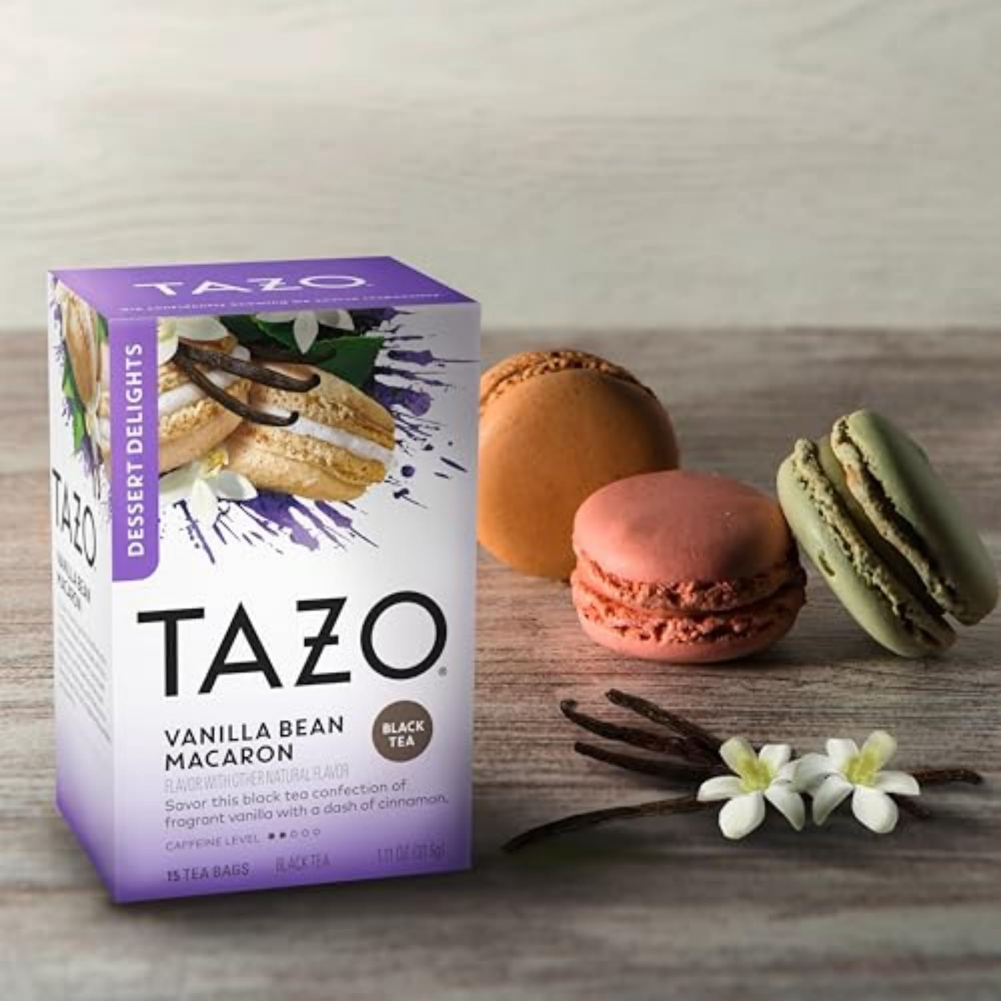 Aroma of vanilla and cinnamon from Vanilla Bean Macaron