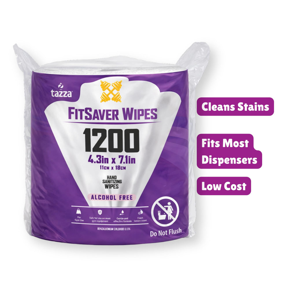 Tazza TAZZAWP1200 wet wipes provide ready-to-use sanitation for daily use