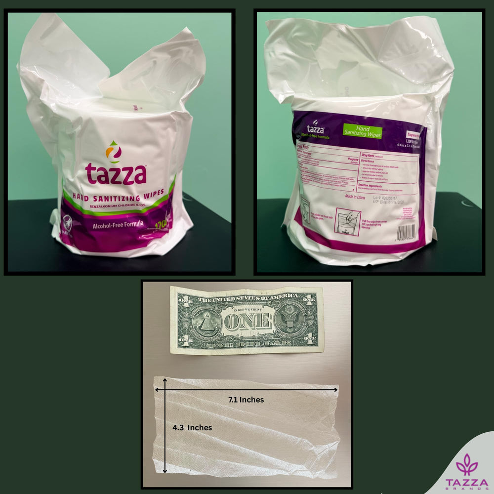 Tazza TAZZAWP1200 wipes offer cost-effective cleaning for busy spaces