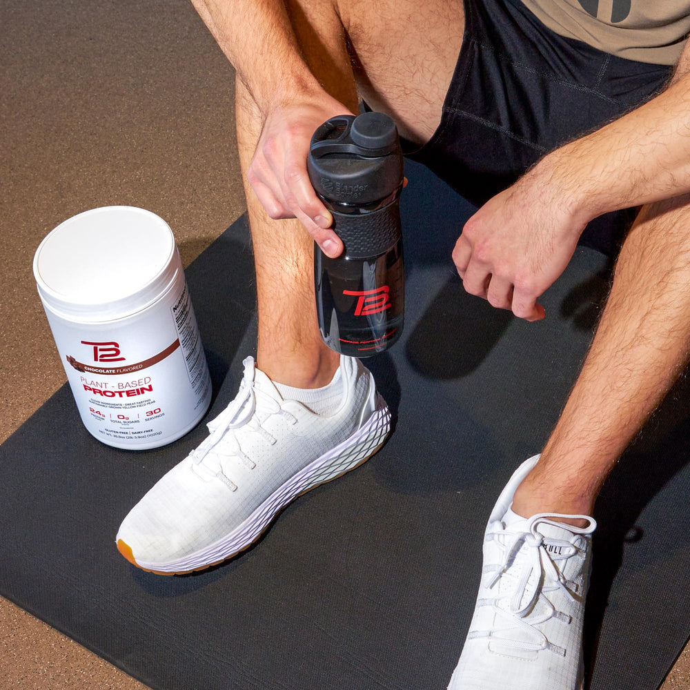 TB12 sustainably-sourced pea protein emphasizes responsible ingredients.