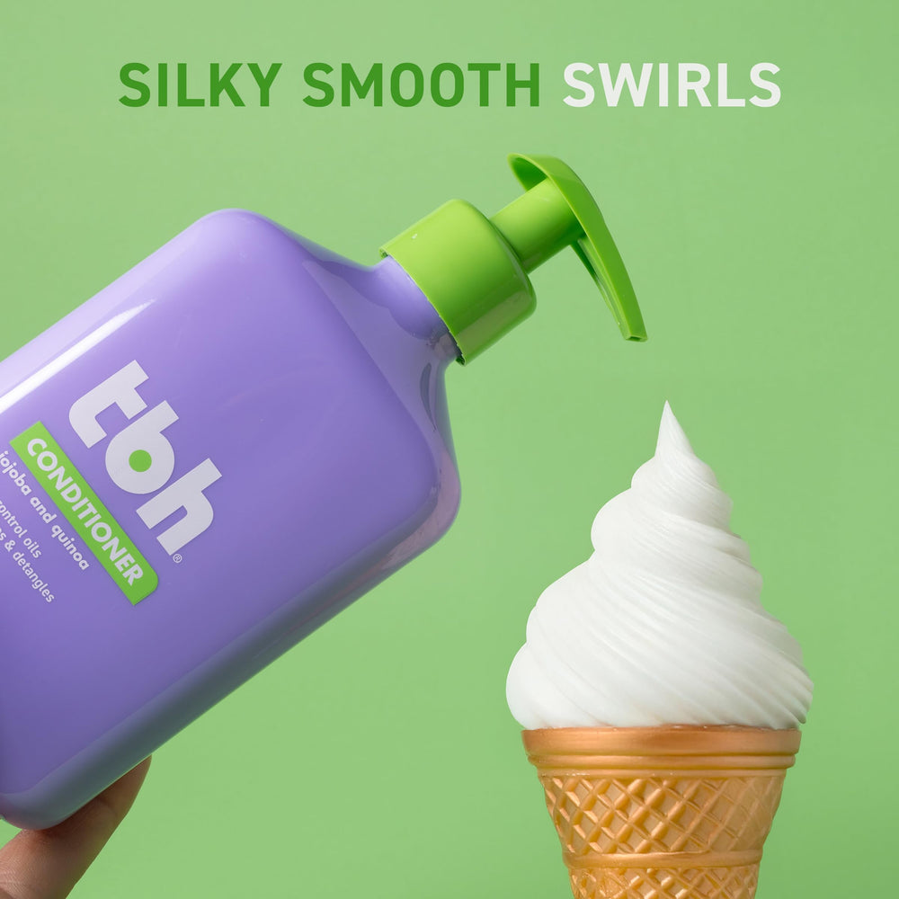 TBH Kids & Teen set packaging shows 2-pack convenience for busy mornings