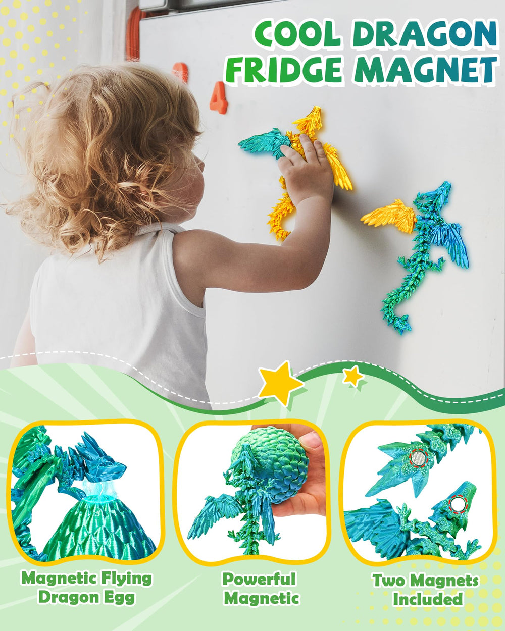 TBOLINE bendable dragons for interactive storytelling and play