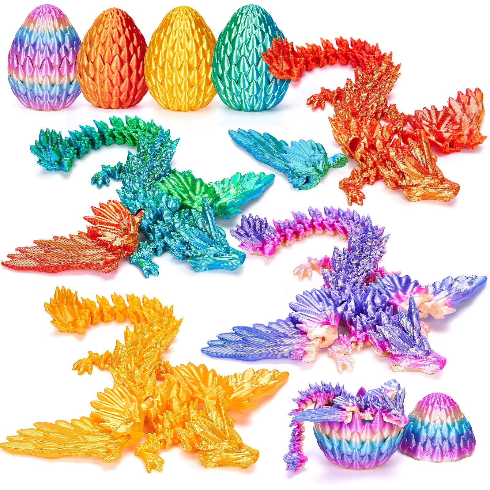 TBOLINE dragon wings egg: vibrant dragon figure for Easter egg hunts