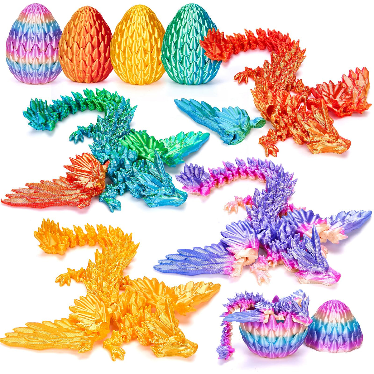 TBOLINE dragon wings egg: vibrant dragon figure for Easter egg hunts