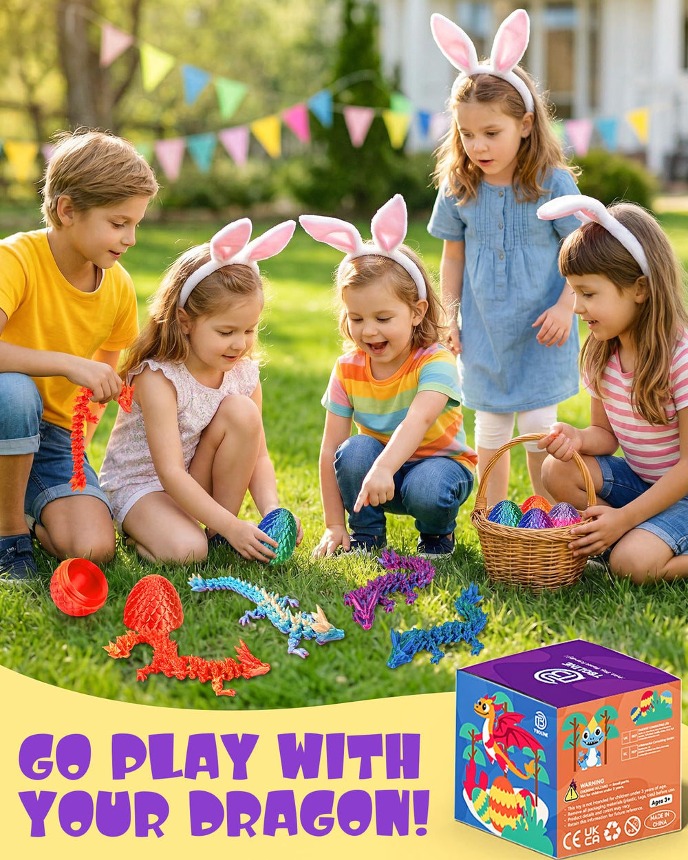 TBOLINE eco friendly PLA dragons safe planet friendly play