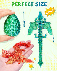 TBOLINE prefilled Easter eggs with dragons for classroom sharing