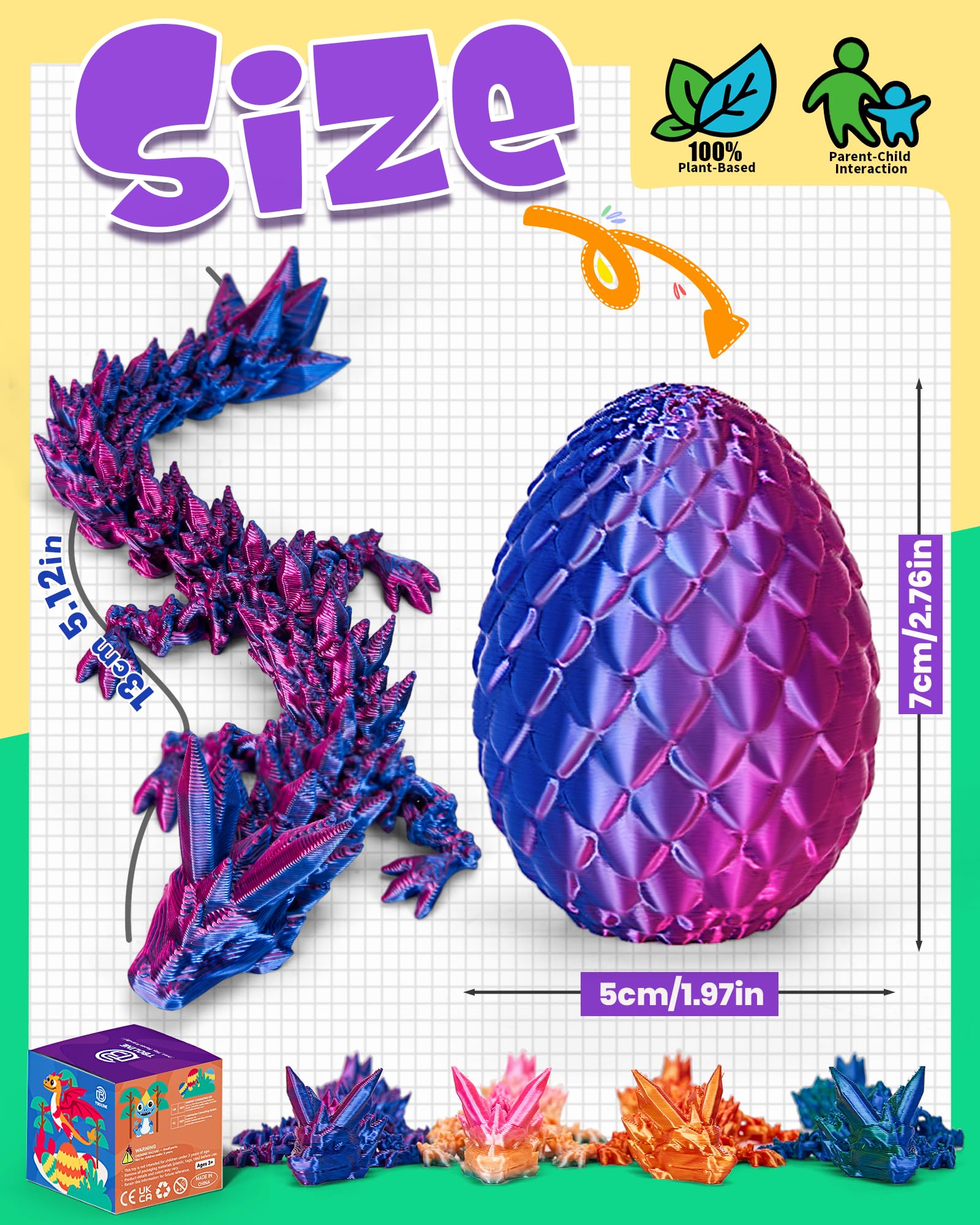 TBOLINE surprise inside eggs delight kids with dragon friends