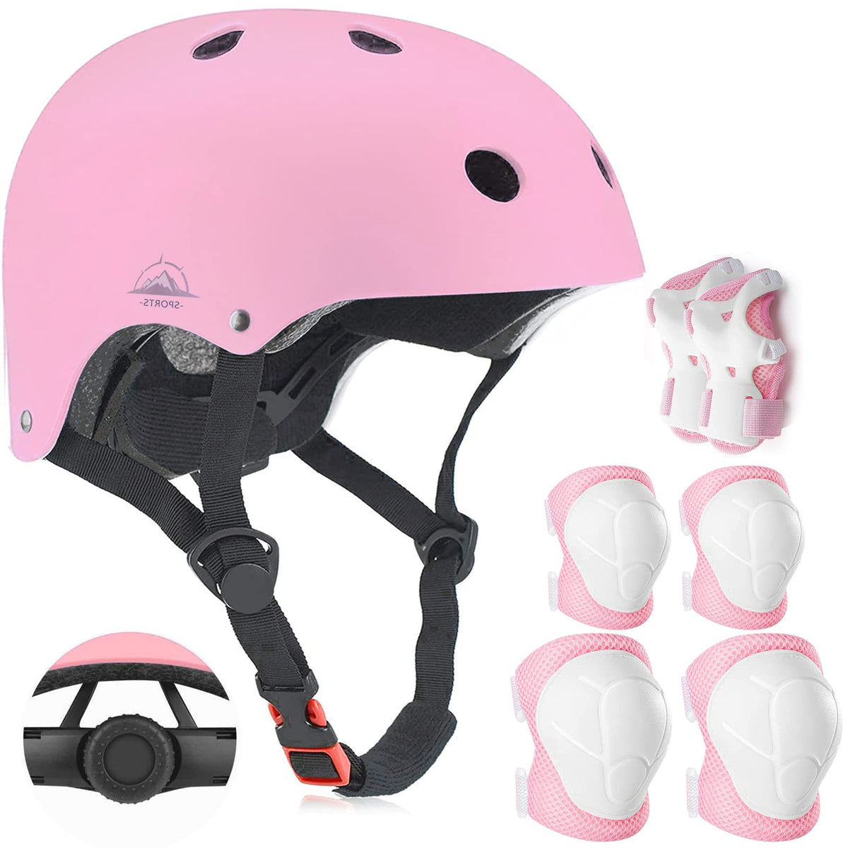 TCCVANAS adjustable kids helmet dial for easy fit adjustments during playtime.
