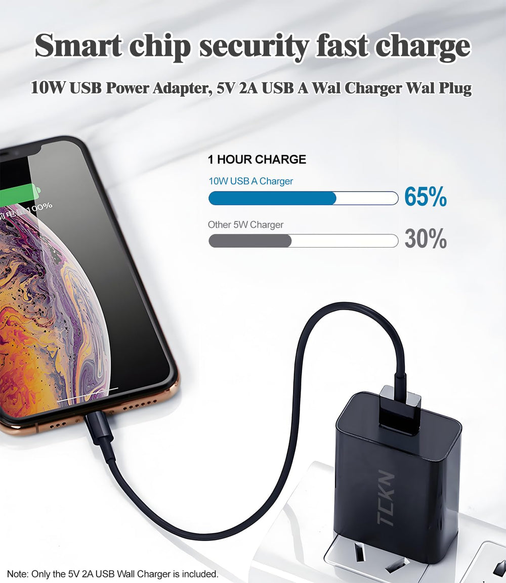 TCKN USB wall charger 5V 2A output for fast charging.