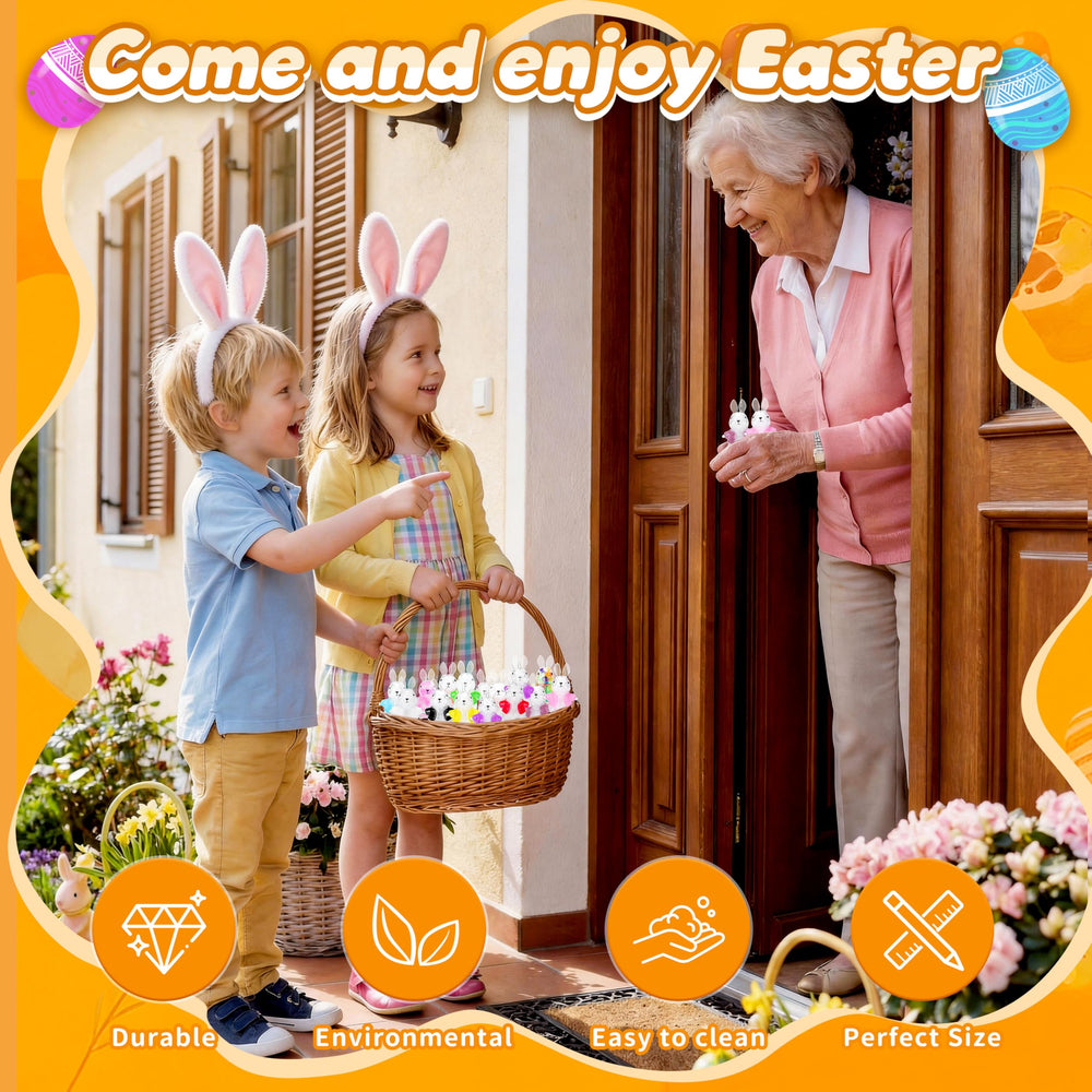 TCRDDQF easter-decor squishy-bunny versatile decor and gifts
