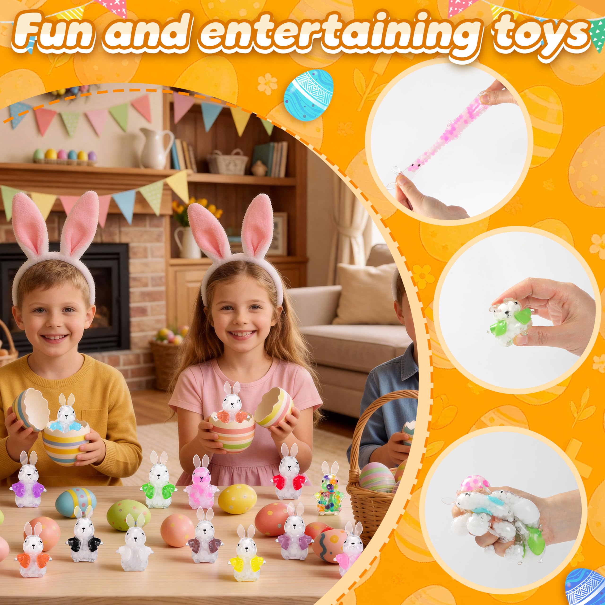 TCRDDQF sensory bunny squishies promote focus during activities
