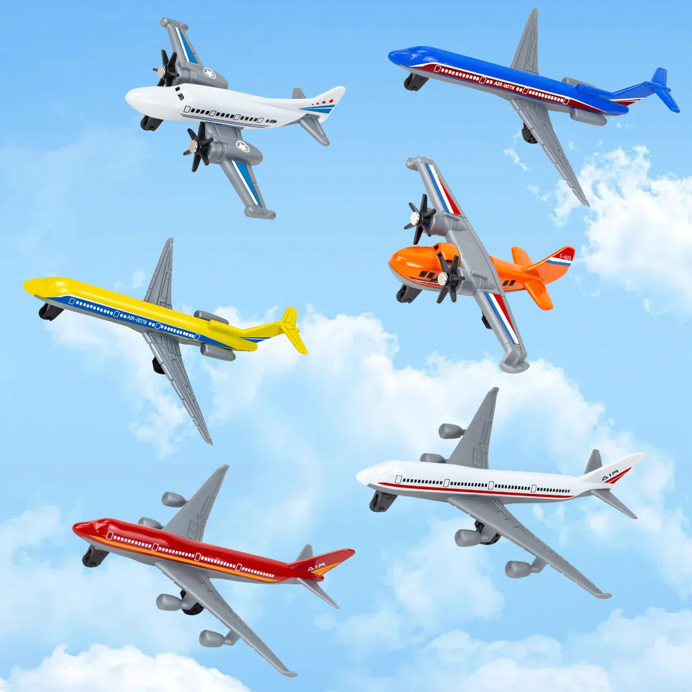 Tcvents kid-friendly airplanes perfect for party favors and cake toppers