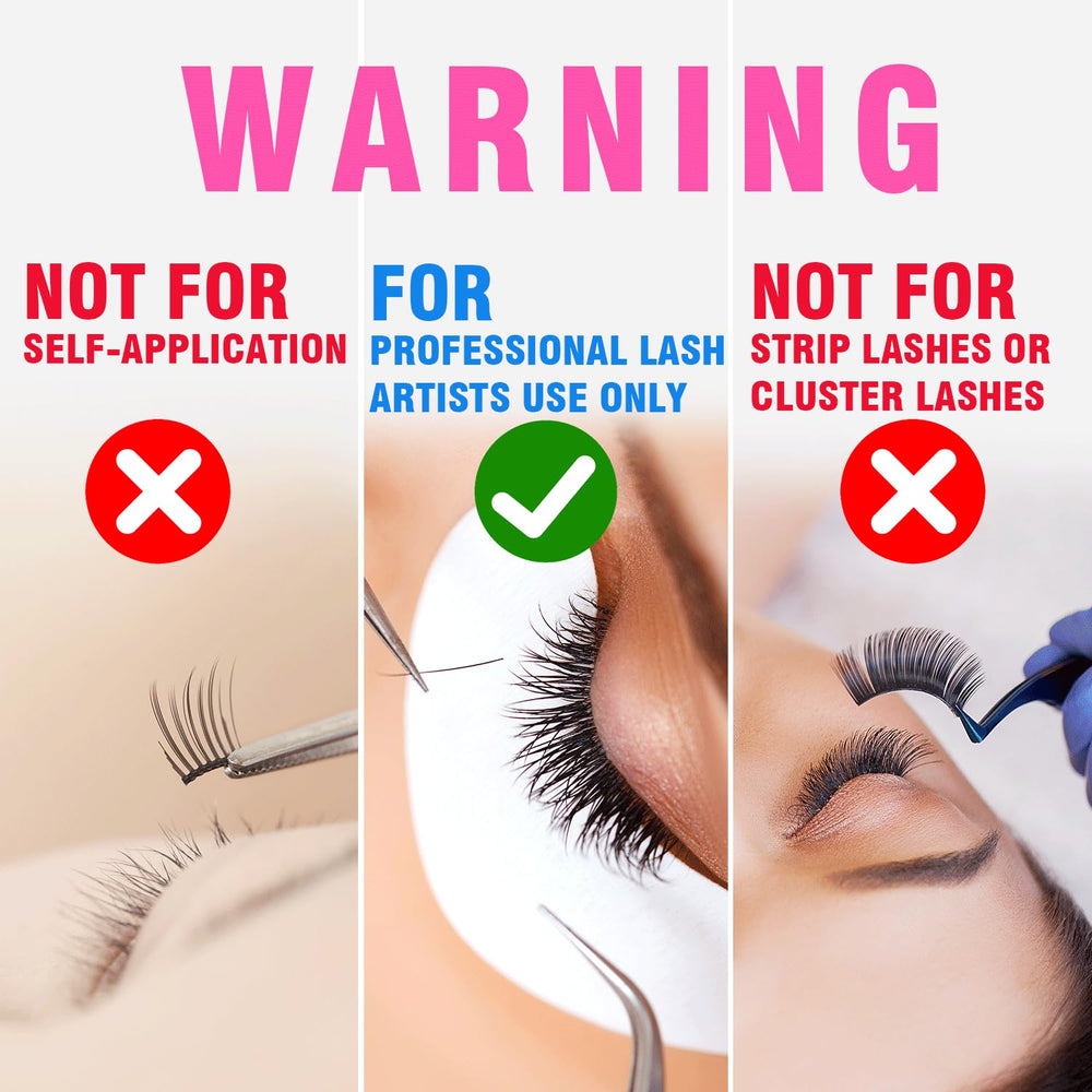 TDANCE glue bottle in salon setting highlighting professional-use label