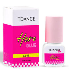 TDANCE eyelash-extension-glue fast-dry close-up for precise lash work