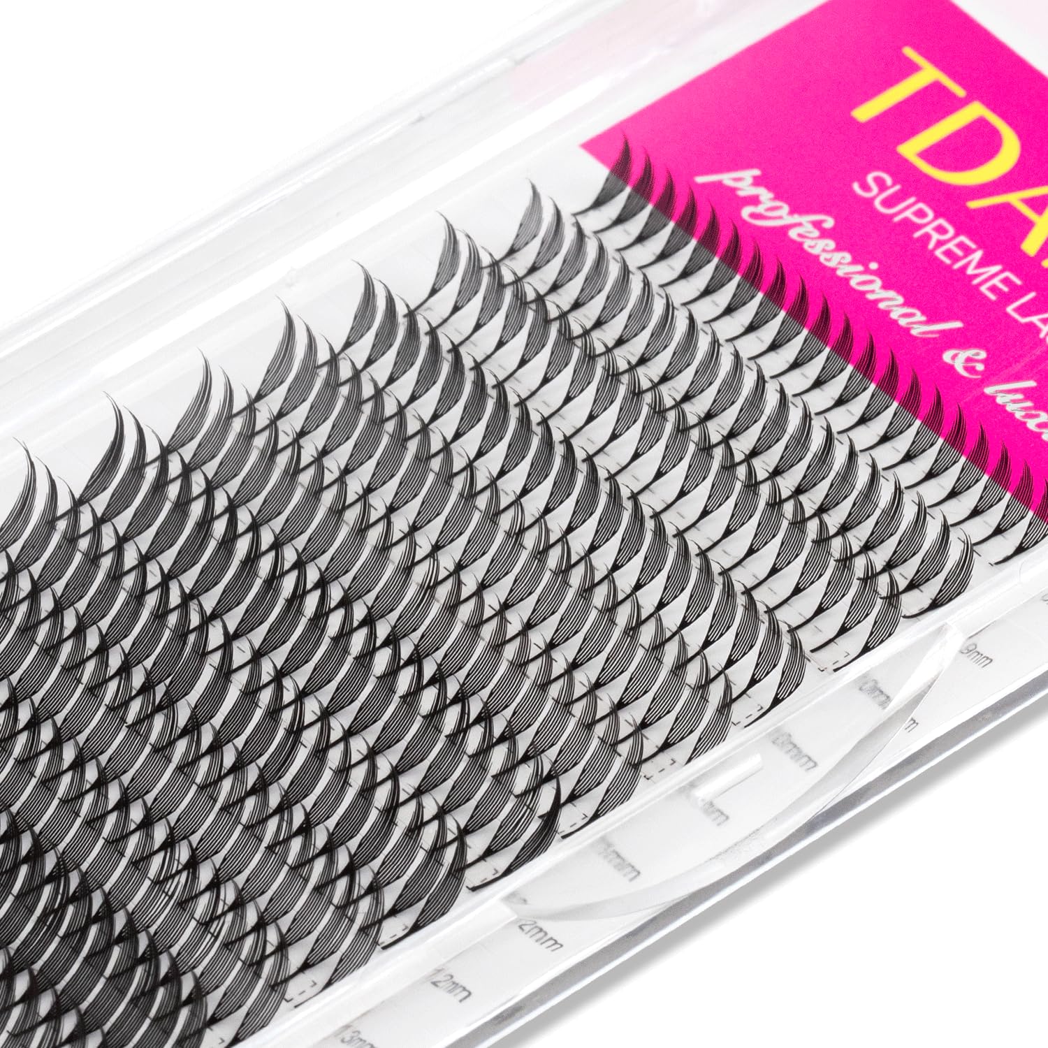 TDANCE Plume Flake design close-up delivering soft feathered finish