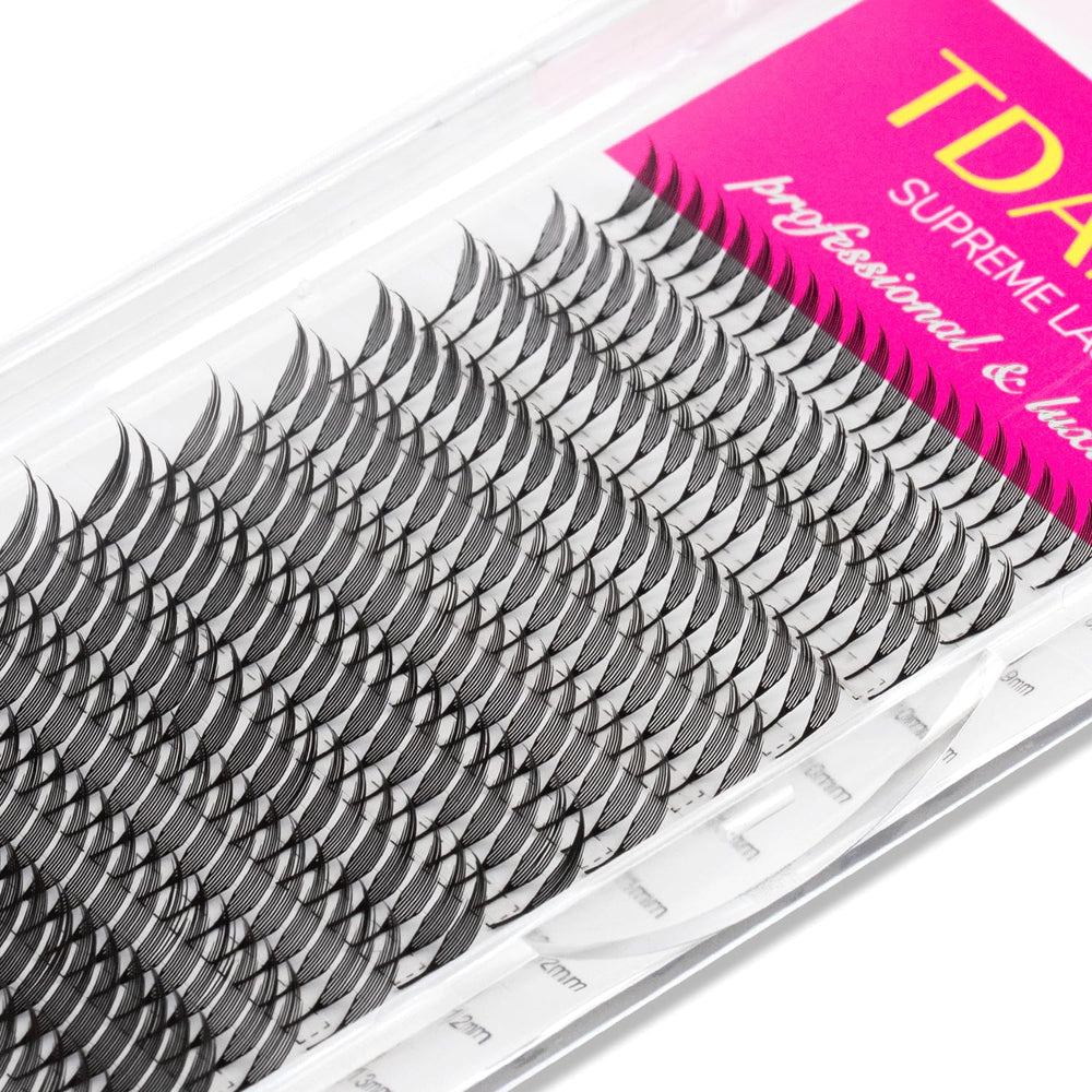 TDANCE Plume Flake design close-up delivering soft feathered finish